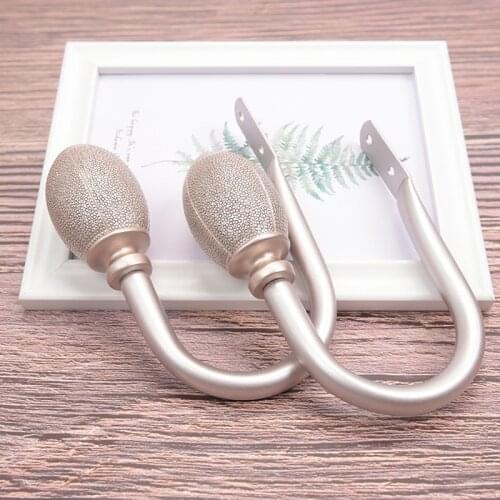 2pcs Rugby Curtain Holder Tieback Hooks Tie Back Kids' Bedroom Living Room Window Curtain Decoration Accessories Holdback