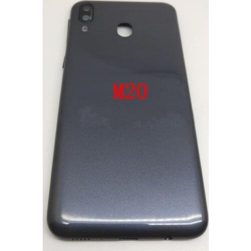 Battery Cover For Samsung Galaxy M10 M20 M30 M30S Battery Back Cover Door Rear Cover With Camera Lens Glass+Side Key