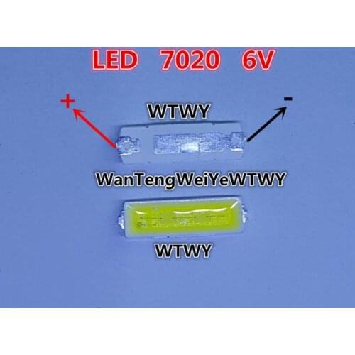 Lextar LED Backlight High Power LED 1W 7020 6V Cool white LCD Backlight for TV TV Application