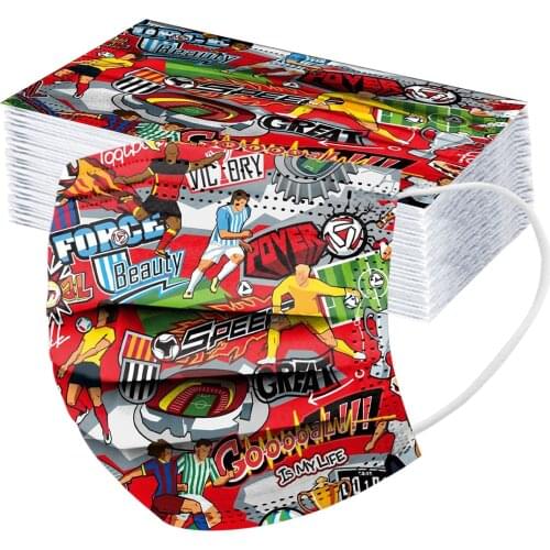 50pcs Mascarillas Ninos Kids Disposable Face Mask For Face Fashion Cartoon Face Mask Masque enfant Mascarillas Halloween cosplay