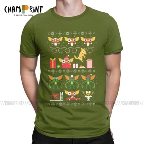 Novelty No Cookies After Midnight T-Shirt Men T Shirts Gremlins Gizmo Monster Gremlin 80s Horror Christmas Movie Adult Clothes