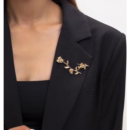 Origin summer Gold Brooches For Clothes
