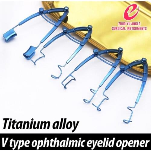 Titanium alloy eyelid opener eyelid brace opener canthus god screw open buckle seal adjustable eye instrument surgical tool