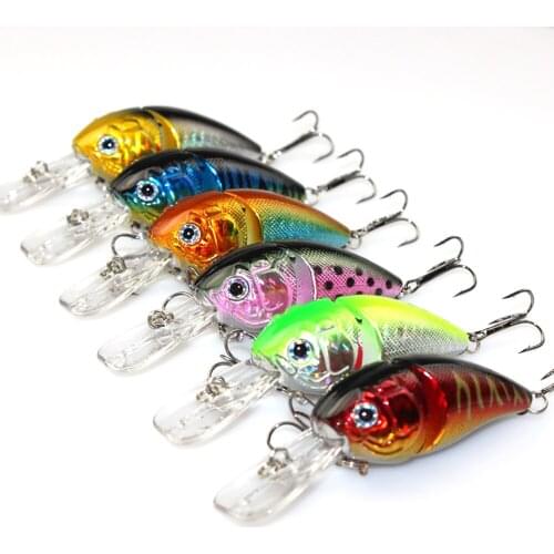 14G 85MM Fishing Lures Minnow 2 Jointed rock Crank Bait Crankbait Bass Treble Hook Swing lure baits wobblers pesca Lifelike