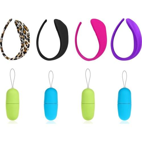 EXVOID Sexy Underwear Wearable Vibrator Sexy Lingerie Egg Vibrator Remote C String Panties Erotic Costumes Sex Toys for Women