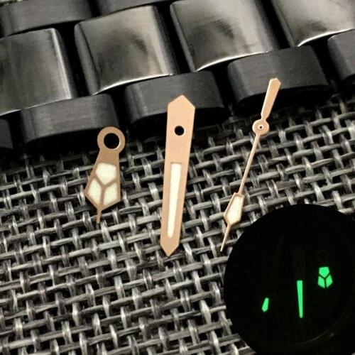 Rose gold hands suitable for Japan NH36A NH35A movement watch pointer luminous watch accessories SK008
