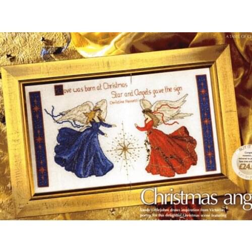 Fishxx Cross-Stitch,Col125-3portrait[And the angel of god],100% accurate pattern,11CT