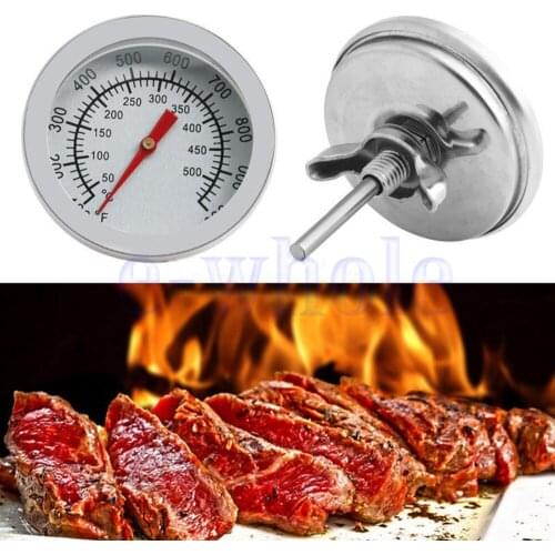 50~500℃ Stainless Steel explosion-proof glass Barbecue BBQ Smoker Grill Thermometer Temperature Gauge Household Oven Celsius