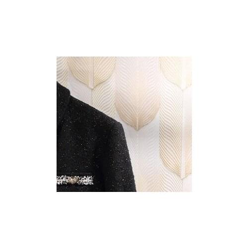 2020 Fall/winter New Lapel Tweed Metal Buckle Slim Short Coat Women Jacket