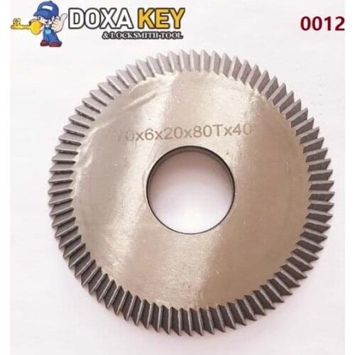 0012 HSS milling cutter 888A 888C accessories angle cutter 20mm hole double side key cutter 70x6x20