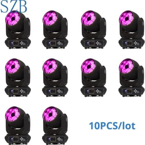 10 PCS SZB Bee Eyes Moving Head Light 6X40W RGBW 4IN1 WASH DMX channel DJ Moving Head Light stage beam wash moving/SZB-MH0640