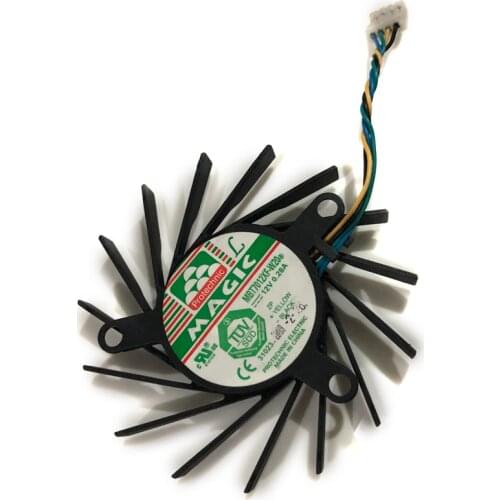 65mm*12mm 12V 0.28A 4Pin 4 Wires MBT7012XF-W20 Blower GPU VGA Cooler Graphics Vudeo Cards Cooling Fan