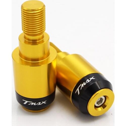 Motorcycle Accessories For YAMAHA TMAX T-Max 500 530 CNC Aluminum Motorcycle Handlebar Grip Ends Protector for TMAX logo