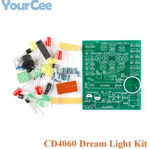 CD4060 Dream Light Lamp DIY Kit Electronic Fun Suite Birthday Gift Music Lantern Making Lanterns Dreamy Suite Kit