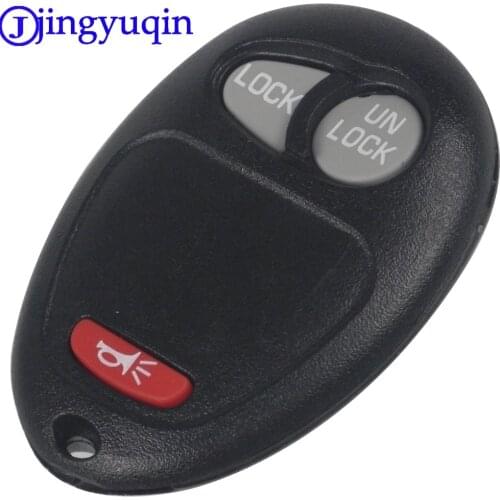 Jingyuqin 3 Buttons Blank Remote 2 + 1 Panic Key Shell Case Cover Styling For Buick Hummer H3 GMC For Chevrolet Colorado Isuzu