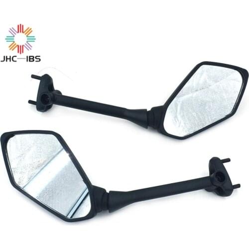 For Kawasaki NINJA 400R 650R Z1000SX ER6F ER-6F ER 6F Motorcycle Rearview Mirrors Motorbike Black Side Mirrors