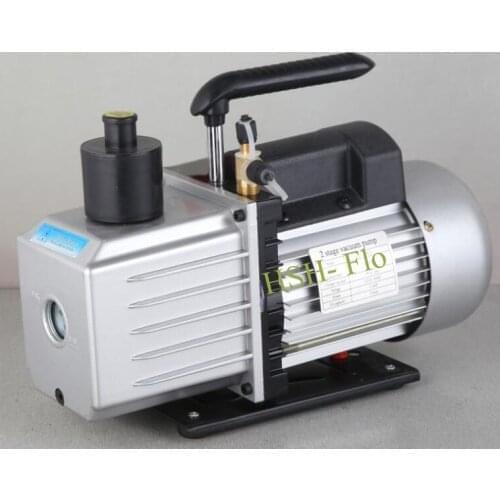 Double Stage 10CFM Rotary Vane Air Conditioning Vacuum Pump HVAC Air AC A/C R410a R134a 110V/ 220V/50Hz