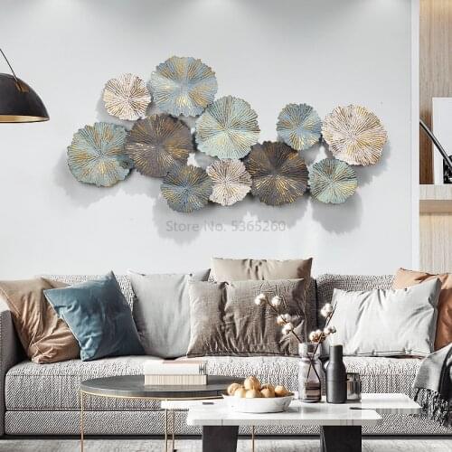 Light Extravagant Wall Decoration Metal Metope Ornament Background A Living Room Wall Decoration 3d Stickers Ornaments