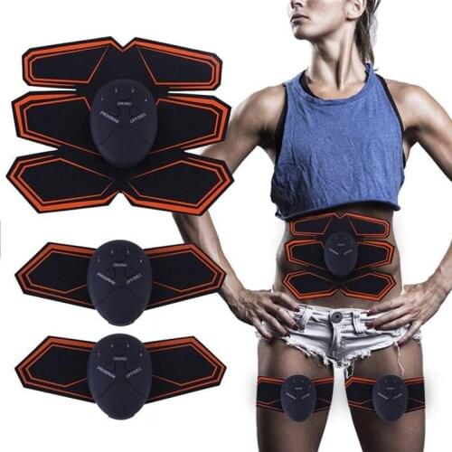 EMS Abdominal Muscle Stimulator Trainer ABS Weight Loss Fitness Equipment Training Electrostimulator Toner Exercise Sport Kit