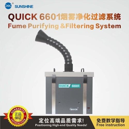 Quick 6601 fume purifying filter, smoke filter system,high-efficiency clean air,particulate matter purification rate 99.7