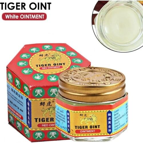 Red White Tiger Balm Ointment For Headache Toothache Stomachache Painkiller Muscle Relieving Lion Balm Dizziness Essential Balm