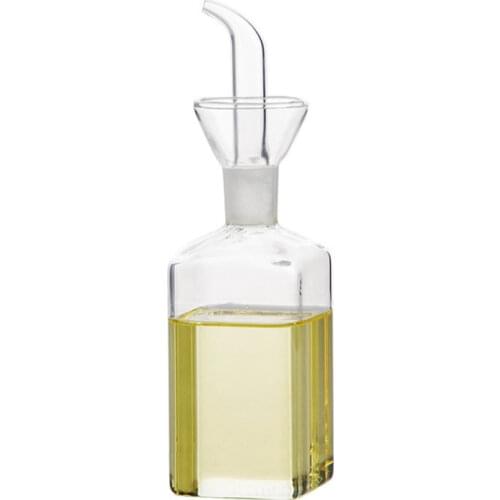 High Borosilicate Glass Oil Pot Household Leak-proof Oil Bottle Kitchen Soy Pot Oil Tank Vinegar Mixing Bottle Bottle