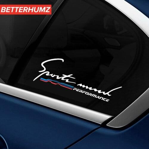 Car Side Window Trim Stickers Sport Decals Car-Styling For BMW E90 E60 E46 F20 F30 F15 F16 X5 X6 Performance Auto Accessories