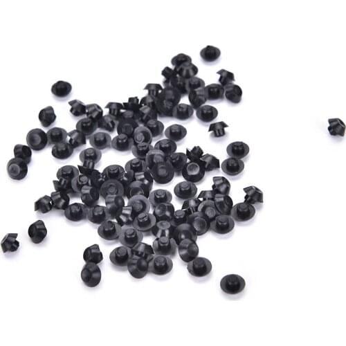 100pcs/lot New M4/5/6/10 Hex Socket Allen Bolt Screw Nut Hexagon Hex Head Cover Cap Protector Screws Round Plastic 50-99pcs