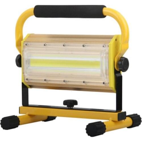 100w Portable Rechargeable Floodlight LED Spotlight Battery Powered Led Searchlight Outdoor Work Lamp Camping