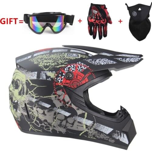Downfall DH Cross Country Helmet AM Mountain Bike Full Helmet Riding Helmet MX Full Helmet Kart Ghoolfire