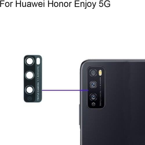 2PCs High quality For Huawei Honor Enjoy Z 5G Back Rear Camera Glass Lens test good For Huawei Enjoy Z 5G Replacement EnjoyZ