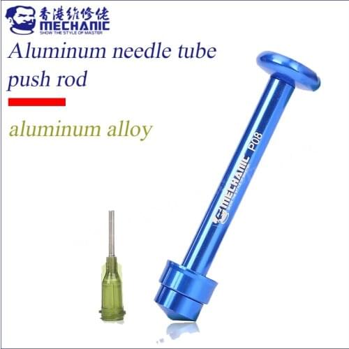 MECHANIC po8 Alloy Solder Flux Dispenser Welding Oil Booster Syringe Type Solder Paste Needle Booster Welding Propulsion Tool