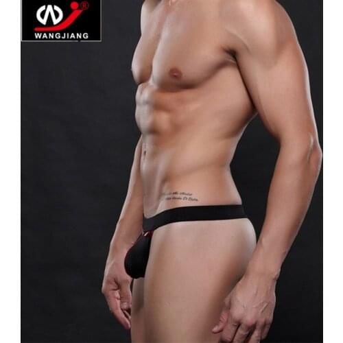 Mens sexy bikini Gay men underwear men thong g string homme Jockstrap mens briefs Male sexy Pouch Panties 1piece