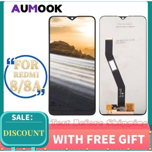 Tested Lcd Display For Xiaomi Redmi 8A LCD DisplaTouch Screen 6.22 inch Digitizer Assembly +Frame For xiaomi Redmi 8 LCD Screen