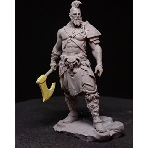 1/24 75mm Knight Hagbard 75mm ancient toy Resin Model Miniature Kit Unassembly Unpainted
