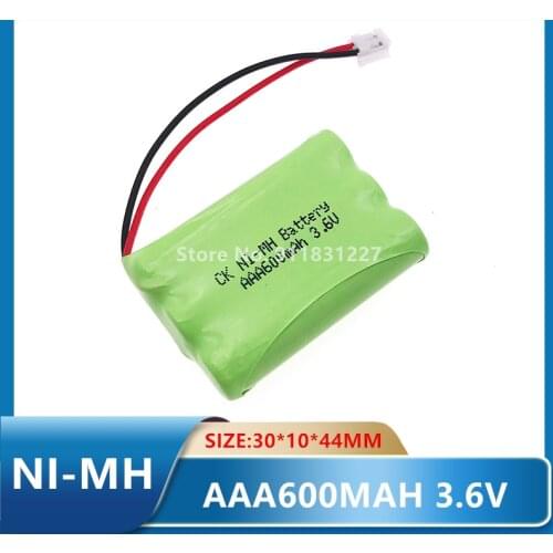 1PCS 3.6V AAA 600mAh nimh Three wire ni-mh China mobile cordless phone batteries AAA600MAH