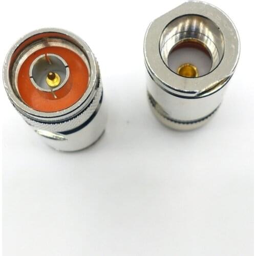 1pcs N male crimp RF connector N male clamp for 10D-FB LMR500 LMR-500 Coaxial cable