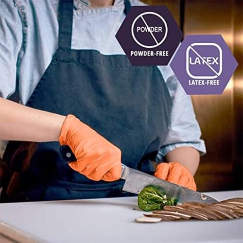 100pcs Disposable Latex Rubber Gloves Household Cleaning Experiment Catering Anti-Static Glove Universal Left And Right Hand