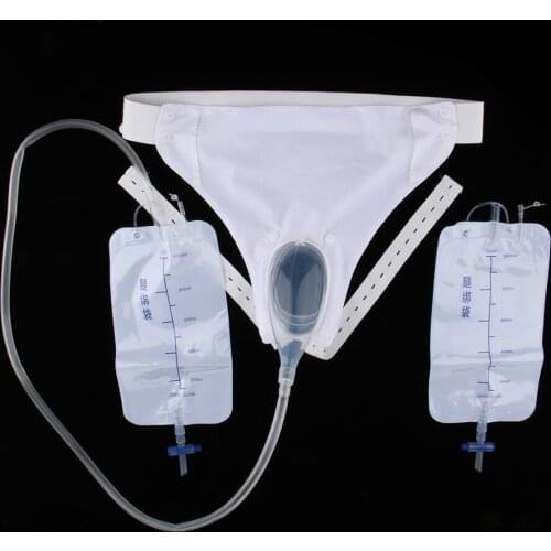 5pcs 1000ml Reusable Male Urinal Leg Bag Incontinence External for Sick Elderly Fractures Paralysis Urinary Frequency