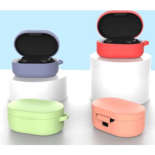 Bluetooth Headphones Case Box Silicone Protective Cover Wireless Headphone Charging Box for Xiaomi Airdots for Redmi Airdots