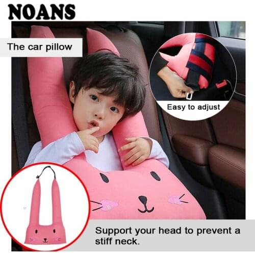 For BMW e46 e39 e36 Audi a4 b6 a3 a6 c5 Renault duster Lada granta Car child seat belt cartoon shoulder sleeping neck pillow