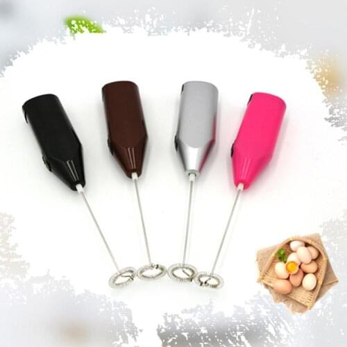 1pc Milk Drink Coffee Whisk Mixer Electric Egg Beater Frother Foamer Mini Handle Stirrer Practical Kitchen Cooking Tool Whisk