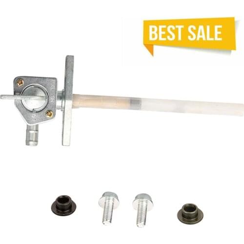 Chrome Fuel Petcock Valve Assembly Fuel Vlave For Honda XR CRF 50 70 80 100 CRF150 230 Chrome Fuel Petcock Valve