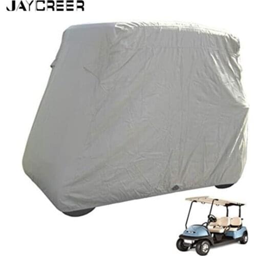 JayCreer 4 Passenger or 4+2 Passenger Medium Weight Universal Golf Cart Cover,Oxford Fabric Material