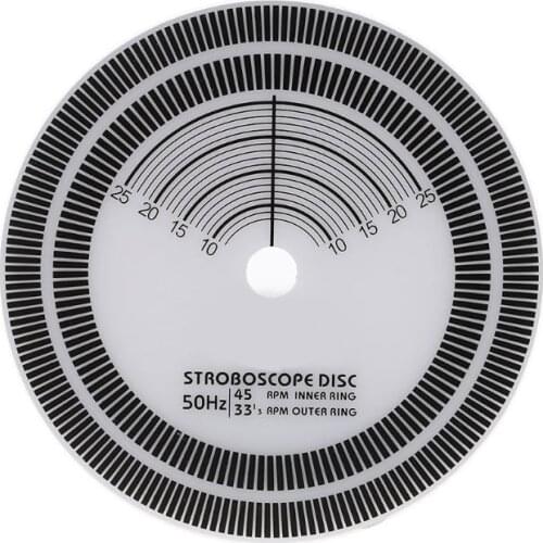For LP Vinyl Record Turntable Phono Tachometer Calibration Distance Gauge Protractor Disc Stabilizer