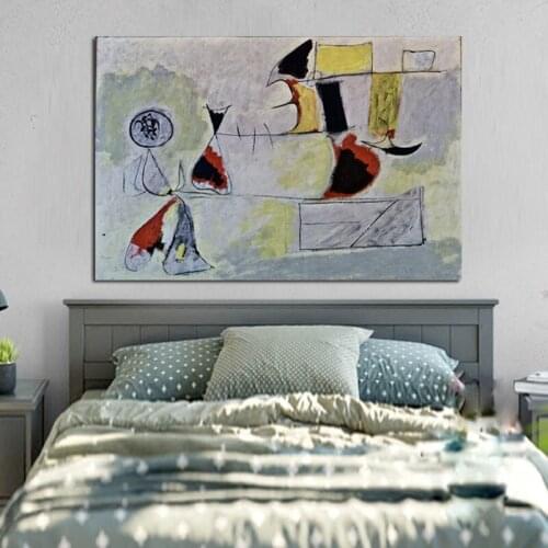 Arshile Gorky Garden Of Wish Fulfilment Canvas Painting Prints Living Room Home Decoration Modern Wall Art Oil Painting Posters