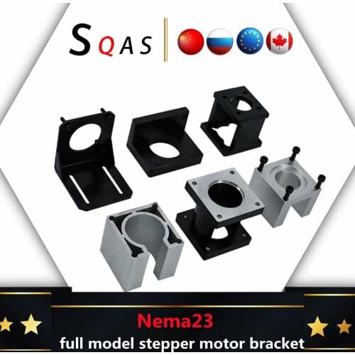 CNC Motor Bracket Engine Bracket/Full Model Stepper Motor Bracket Nema23 Stepper Motor for CNC Parts