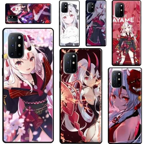 Nakiri Ayame Hololive Anime For Realme 8 7 6 Pro Q3 C21 C15 C3 GT Neo Phone Case For OnePlus 9 Pro 8 Pro 7T 8T 9R Nord
