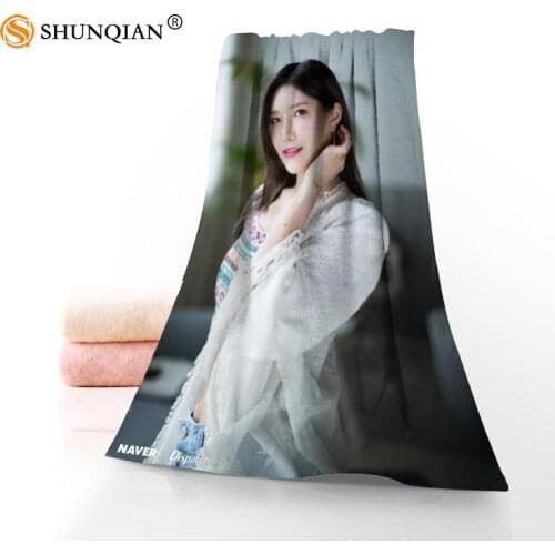 Customized Like Dawon WJSN 35x75cm Daily Exercise Fitness Fast Dry Face Microfiber Towel