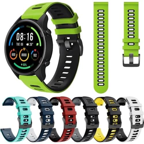 20mm 22mm Silicone Strap Band For Samsung Galaxy Watch Active Gear Amazfit GTR Huawei GT 2 2E GT2 GT2E 46mm Bracelet Accessories